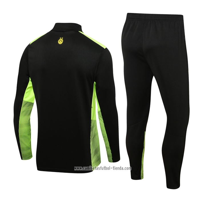 Chandal de Sudadera del Borussia Dortmund 2021 2022 Negro